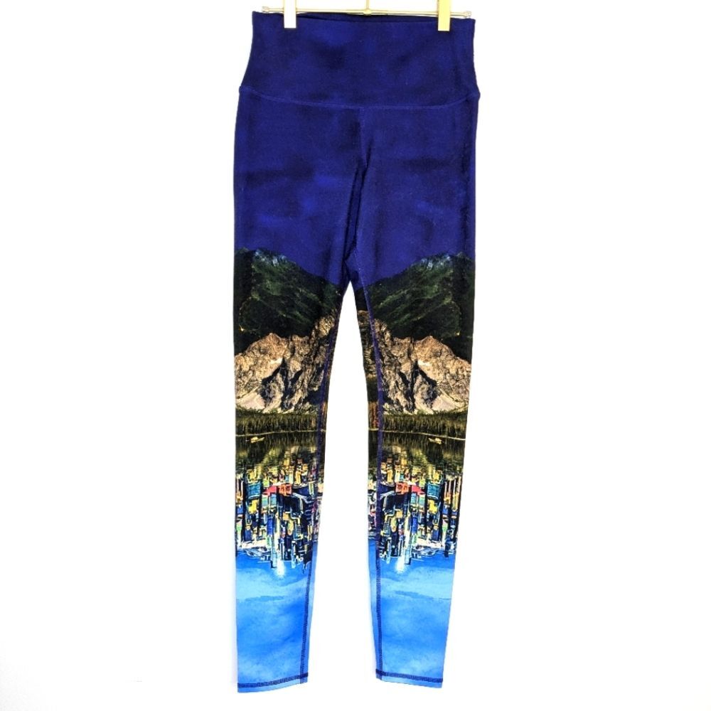 Alo Los Angeles Dreamscape Athletic Leggings High Waist Workout Yoga Pants M‎